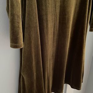 Agnes & Dora Green Velvet Dress/Tunic Small
